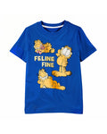 Garfield "Feline Fine" Graphic T-Shirt - 100% Cotton