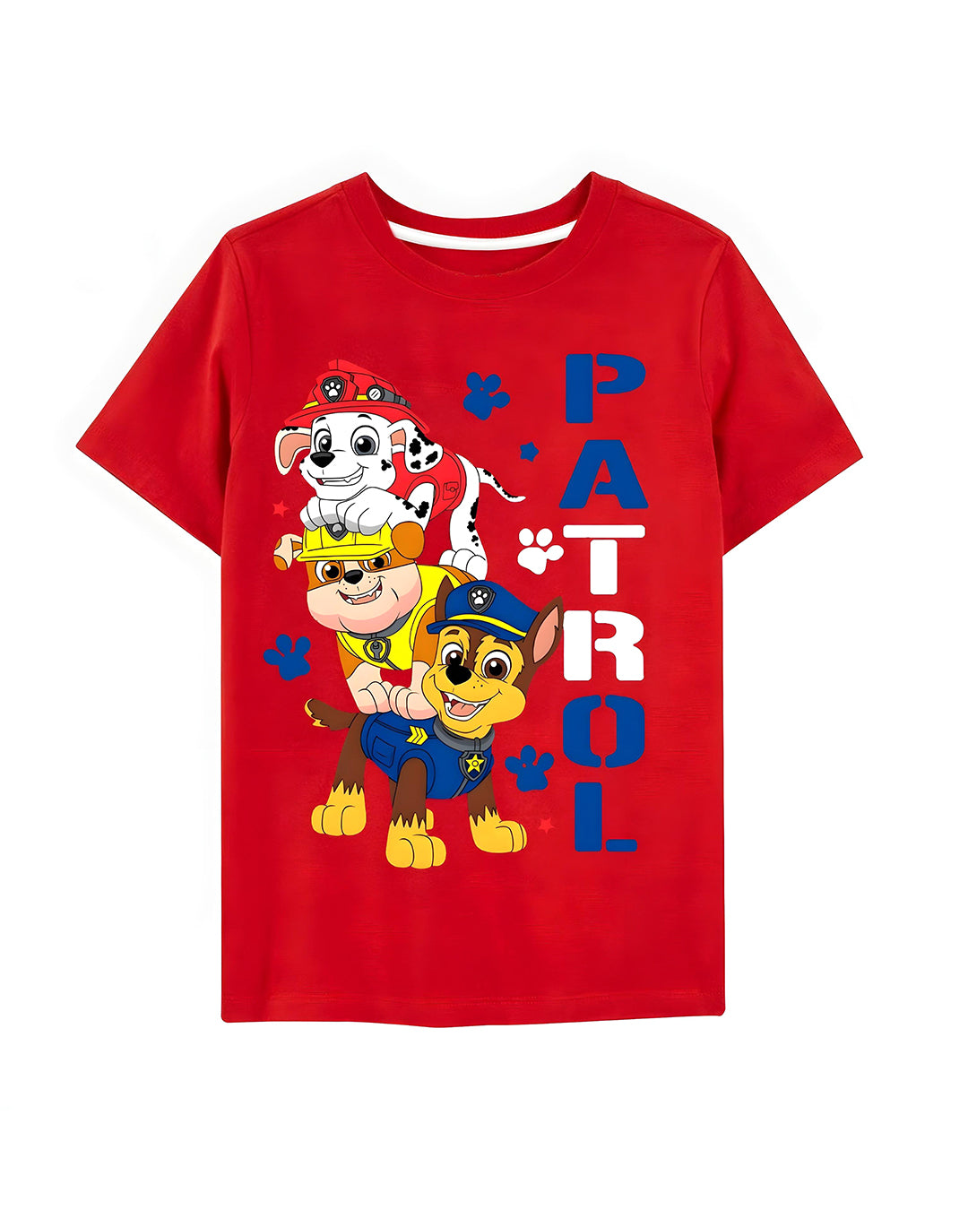 PAW Patrol "Chase & Marshall" Graphic T-Shirt - 100% Cotton