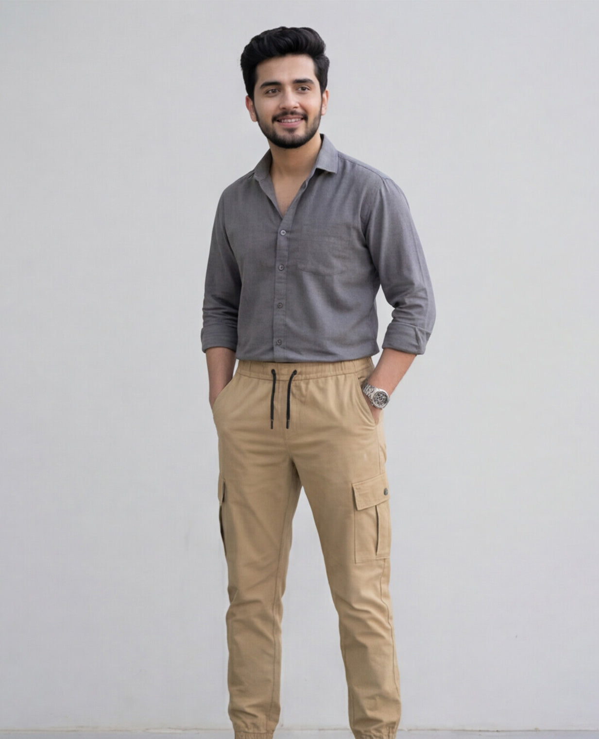 Sand Khaki Terra Utility Cargo | Desert Sand