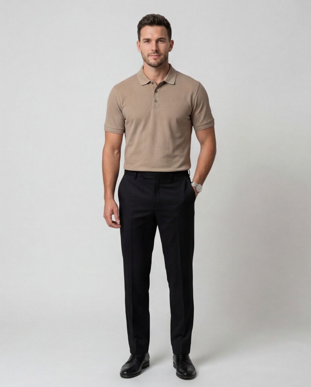 Beige Polo Shirt | Desert Sand
