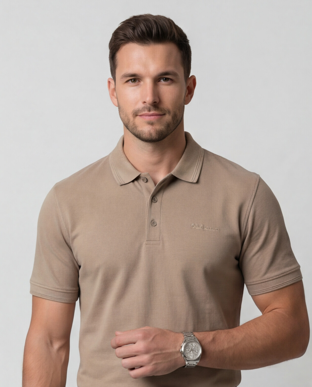 Beige Polo Shirt | Desert Sand