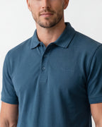 Teal Polo Shirt | Deep Ocean