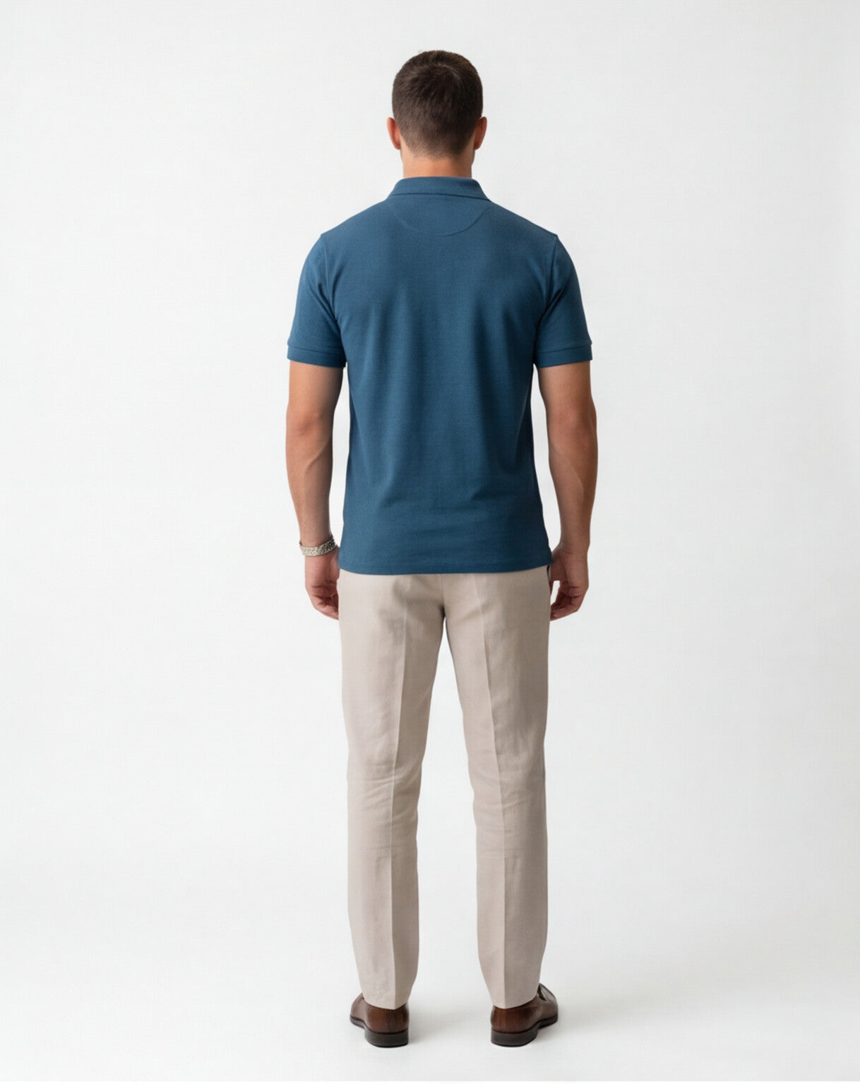 Teal Polo Shirt | Deep Ocean