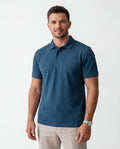 Teal Polo Shirt | Deep Ocean