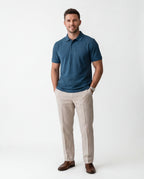 Teal Polo Shirt | Deep Ocean