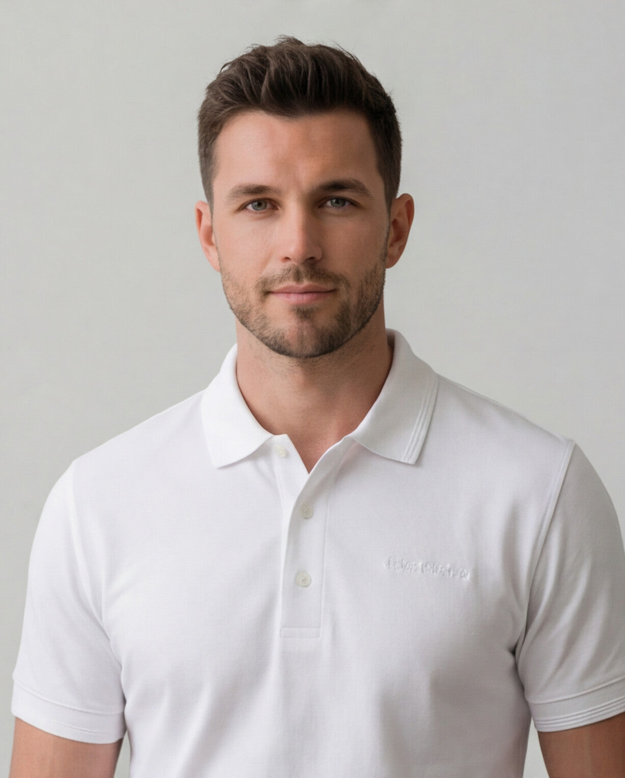 White Polo Shirt | Bone White
