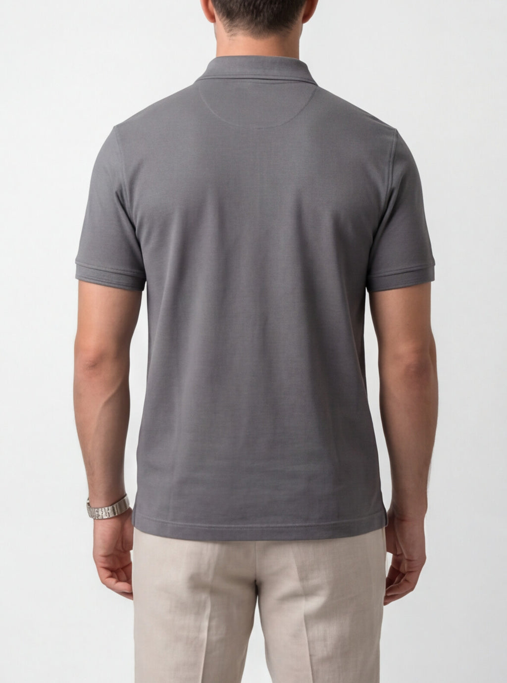 Grey Polo Shirt | Slate Grey