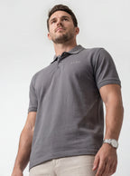 Grey Polo Shirt | Slate Grey